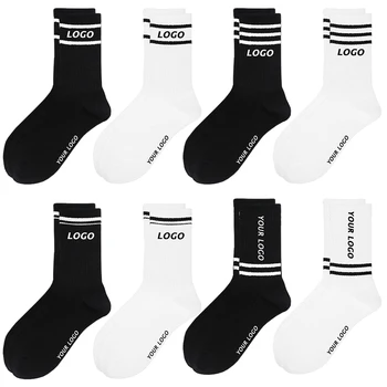 Uron custom cotton socks packaging sets designer 100% cotton socks customization men socks