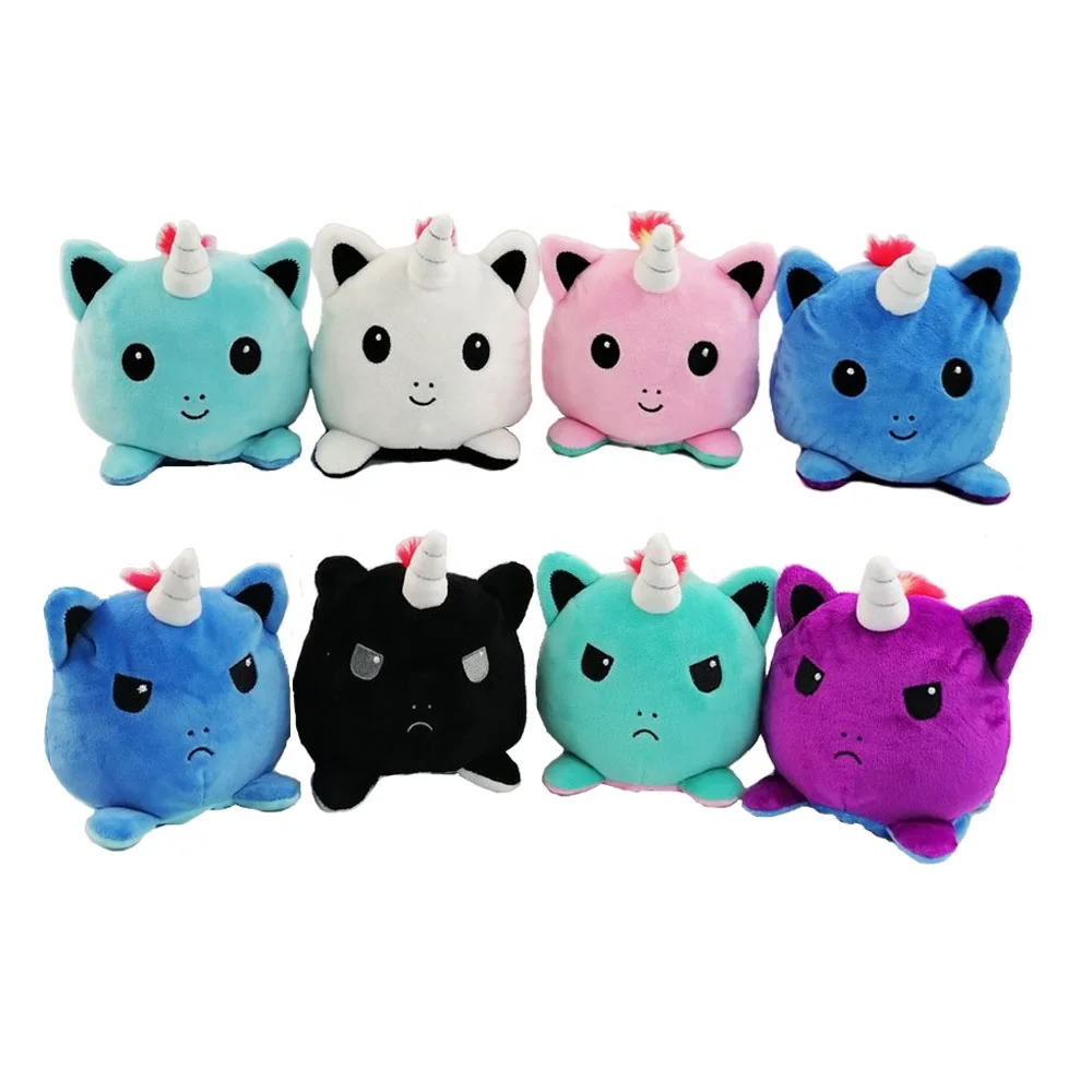 Plushy Reversible Plush Cute Funny Mini Unicorn Stuffed Emotion Toys - Buy  Unicorn Toy,Plushy Reversible,Reversible Toy Product on Alibaba.com
