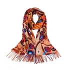 Scarf Scarves High Quality Life Tree Tassel Scarf Soft Cashmere Boho Scarves For Women Winter