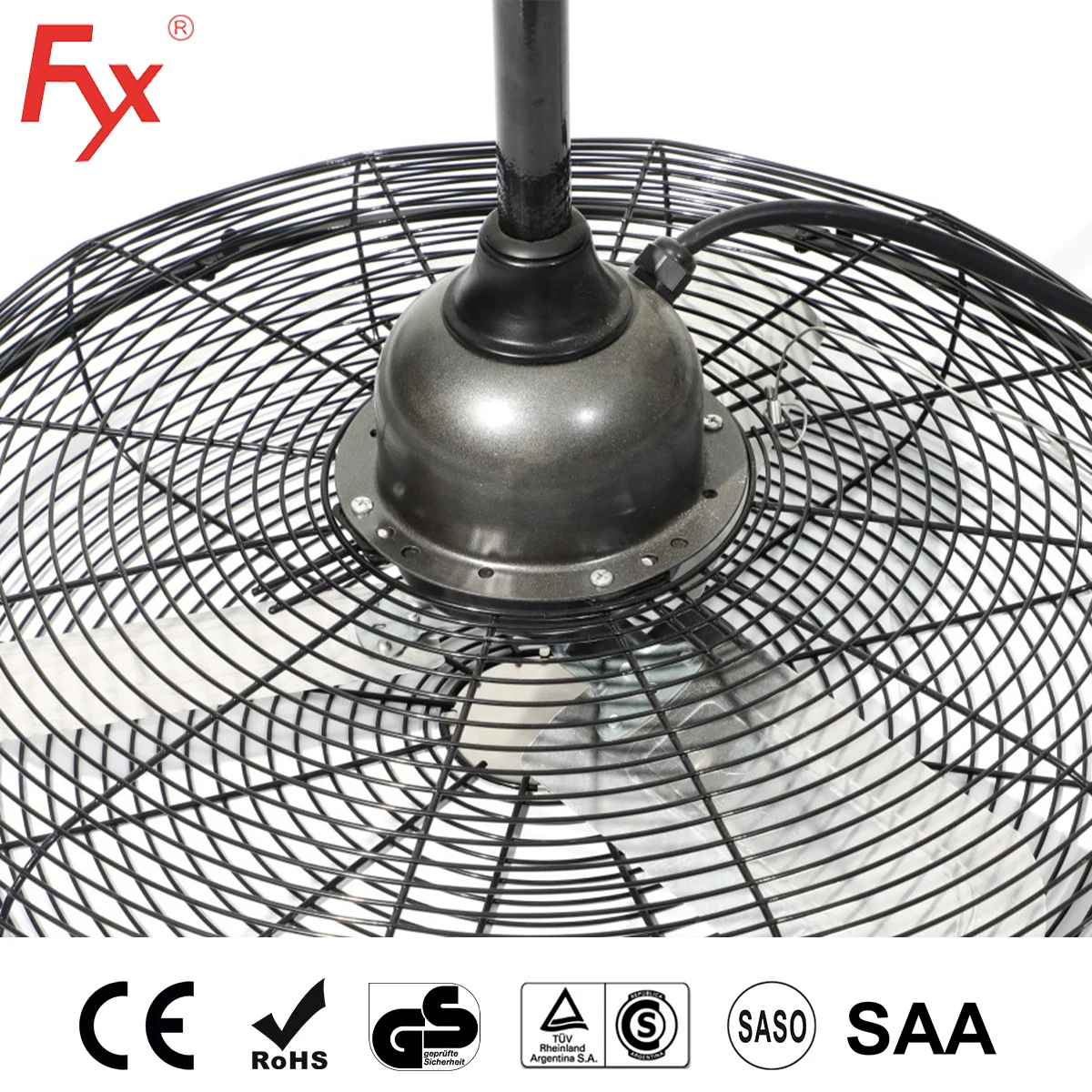Industrial Wall Mounted Fan, Ceiling, Electric, Metal - detail 10