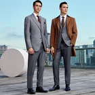 Mens Suit Men's Suits Formal Fashion Customized High Quality Wool Fine Business Designer Mens Formal Suit