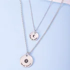 Silver Tags Necklace Silver 925 Silver Pendant Custom Engraved Jewelry Tags Necklace
