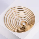 Hoop 2021 Trendy Dainty Cheap Factory Mixed Wholesale Stainless Steel 18K Gold Plated Big Hoop Earring