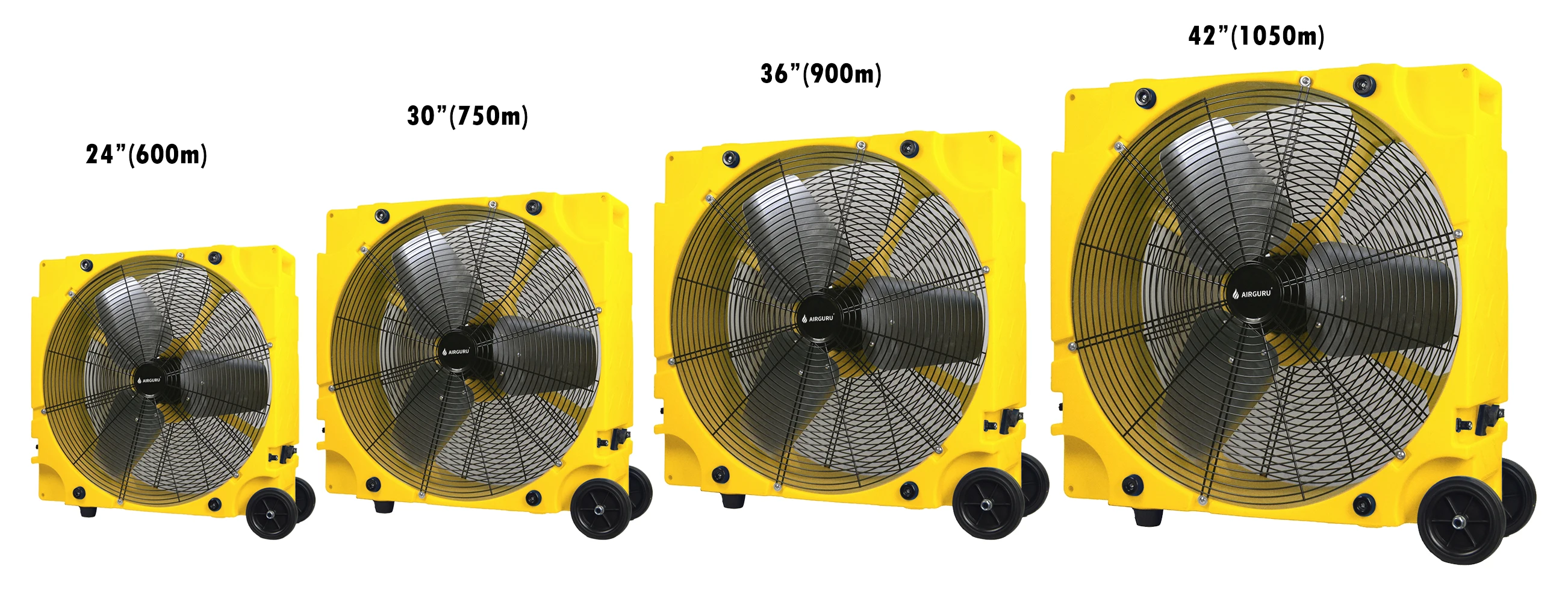 Puraero Drum Fan, 30", 750mm, PDF-30, SAA - detail 10