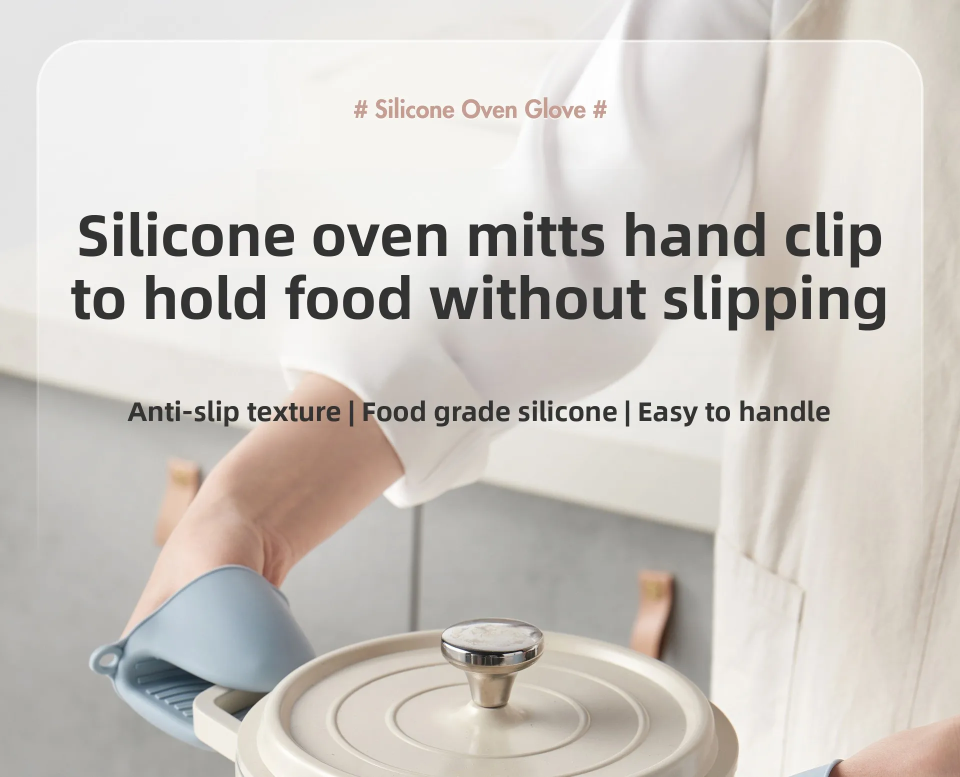 Dotted Design Silicone Thickened Insulated Oven Gloves Kitchen Household Use Heat-Resistant Microwave Baking Gloves Hand Clips manufacture