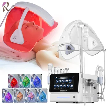 2026 Newest Oxygen Dome 7 Colors Led Phototherapy Music Masks for Facial Cleansing Skin Hydration Oxygen Infusion