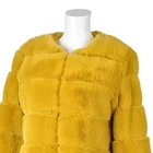 Coat Women Fashion Slim Liner Coat Winter Warm Women Black Faux Fur Coat