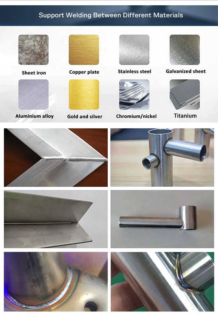 Hot Sale 1500W Air-Cooled Portable Fiber Laser Welding Machine 39KG Handheld for Aluminum Copper Welding New Condition