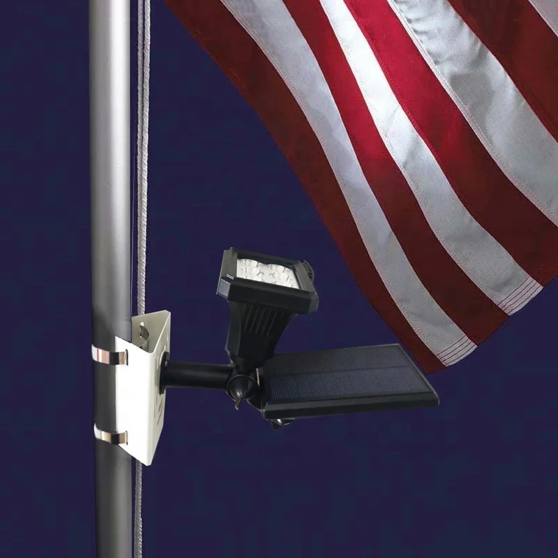 lighted flag pole for house