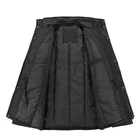 Quilt Jacket Chaqueta De Invierno Polyester Full Zip Classic Quilt Winter Jacket Windbreak Mens Outdoor Jacket