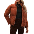 Coats Woman Tops Jacket Veste Manteau Solid Thick Puff Coats