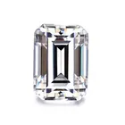 Diamond 2021 Hot Selling Moissanite Emerald Cut D Color Moissanite Diamond