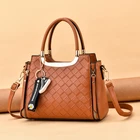 Bags Bag Hot Sales Bolsas Women Hand Bags Woven Crossbody Shoulder Bag Pu Leather Luxury Handbags For Women