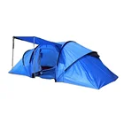 Family 10 Person Tent Camping 3 Room Luxury Outdoor Portable Tent House Family Waterproof Camping Tent For 6 Person