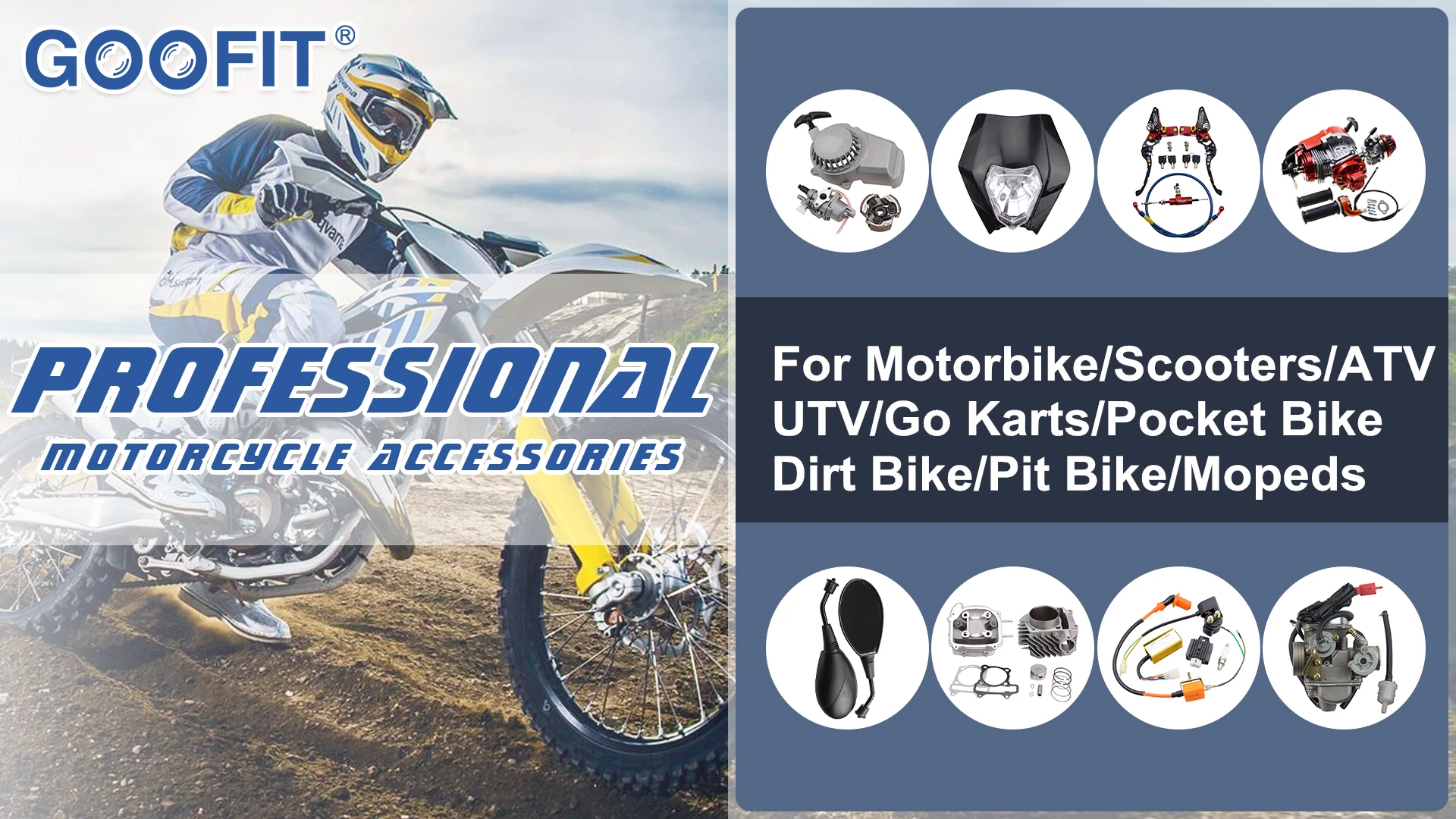 Motorcycle Engine Parts Generator, GOOFIT, 800, ATV - detail 2