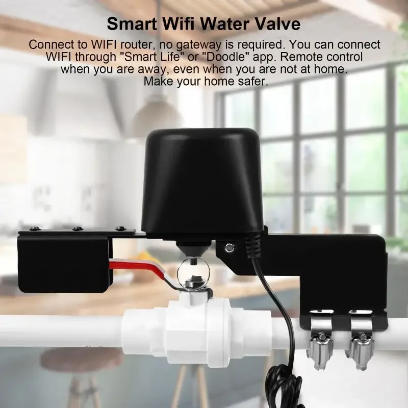 Smart Gas Valve - Tuya Wifi Zigbee Controller for SHARPHY