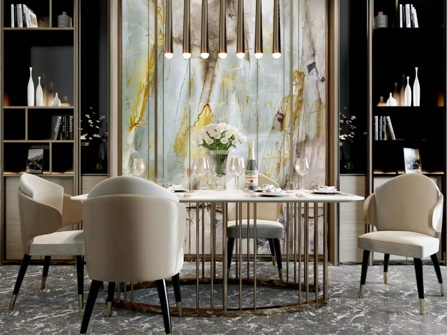 product natural polished cristallo for quartzite dolomite big slab translucent wall panel decor for villa with 1 year warranty-7