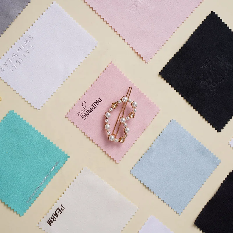 Professional production of microfiber polishing cloths Jewelry polishing cloth manufacturing with quality control standards