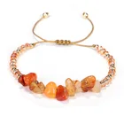 Bracelet Healing Colorful Gravel Geometry Natural Stone Beads Bracelet Beaded Weave Bracelet For Women