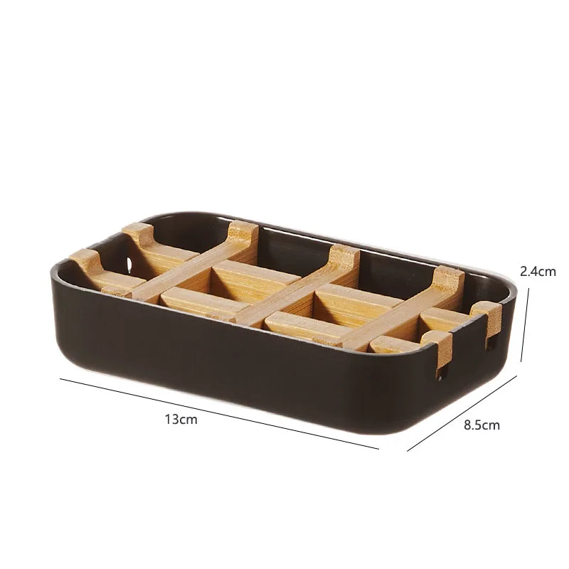 Promotional Travel Soap Box Environmental Protection Wooden Soap Holder Waterproof Home Bathroom Draining Feature