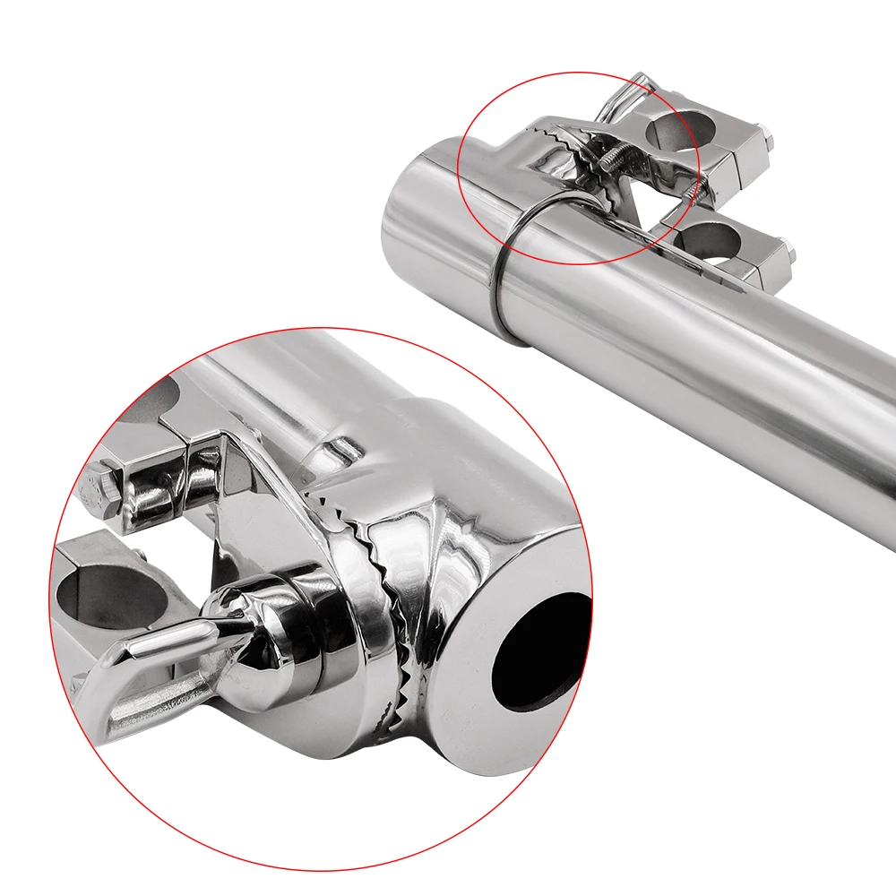 product heavy duty marine accessories fishing boat rods holder adjustable rail mount rod clamp holders stand fishing rod holder-1