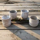 Plant Pots Eco-friendly Outdoor Cement Flowerpot Planters Flower House Plant Pots For Sale