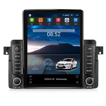 Navifly Android 8+128G IPS 2.5D DSP Tesla screen Car multimedia For BMW E46 1998-2006 GPS BT Carplay 4G LTE WIFI car Video