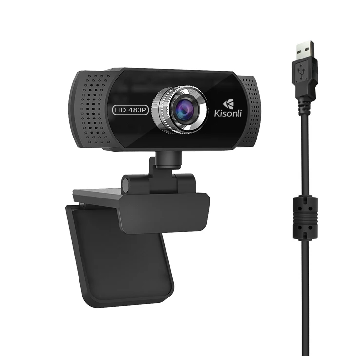Tianli — webcam flexible usb 480p, avec microphone, nouvelle collection