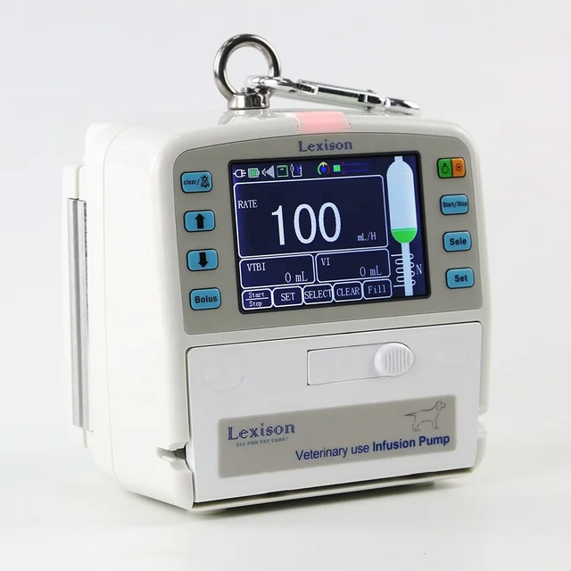 Lexison PRIP-E300V High Quality 24 Months Warranty Cheap Price Veterinary Infusion Pump with Fluid Warmer heating function