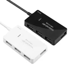 Usb Adapter OEM Portable 4 Port USB HUB 2.0 USB Splitter Adapter For Computer Laptop Desktop PC