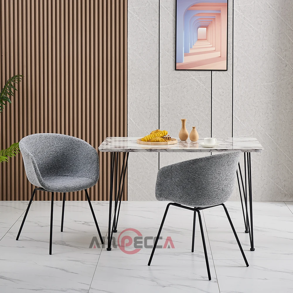 black white dining chair