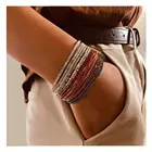 Diamond Bracelet Bohemian Bling Diamond Tennis Multi Color Tennis Magnetic Bracelet Women