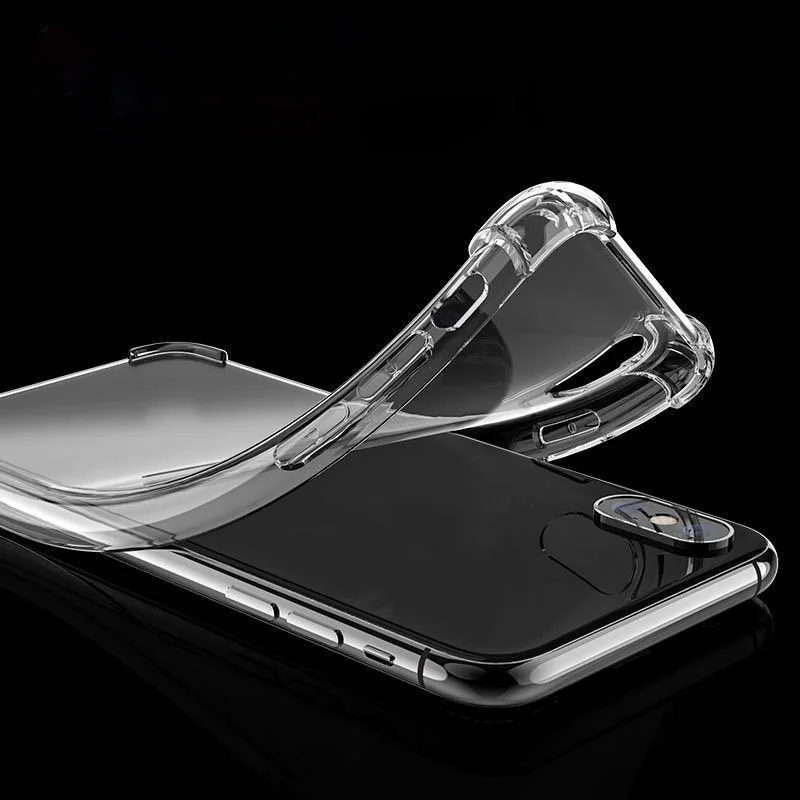 1.0mm Clear Tpu Case Shockproof Mobile Phone Transparent Bumper Back Cover For Apple Iphone X Xr 11 12 Pro Max Mini - Buy 1.0mm Clear Tpu Phone Case,Transparent Bumper Phone Back