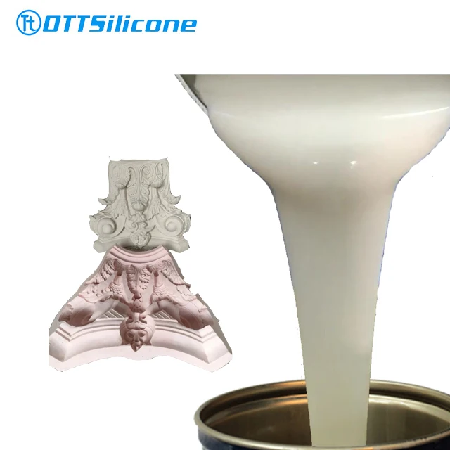 Silicone rubber RTV2 for plaster corbels mould making, platinum cure silicone