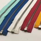 Zipper 8# Metal Zipper Open End For Handbags Open End Zipper Pin Resin Zipper
