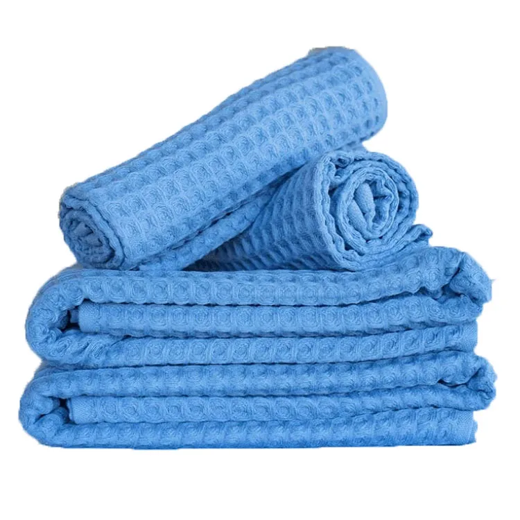 organic cotton waffle bath towel spa waffle towel 100% cotton luxurious towel set/washcloth