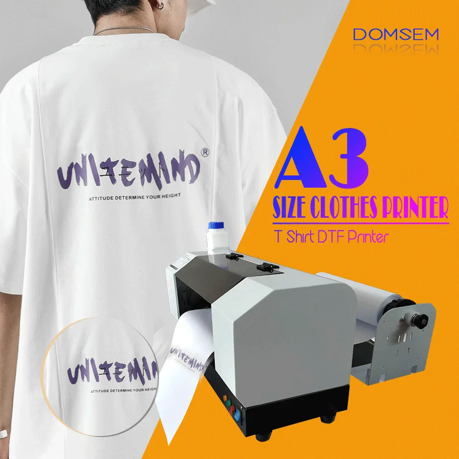 Domsem A3 Direct Garment Dtf T Shirt 