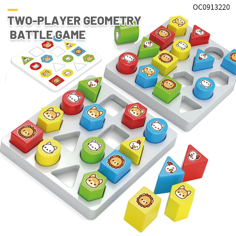 Toys shape matching board matching board game educational toy interactive for kids