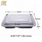 Food Container Food Disposable Plastic Microwave Food Container Compartment Lunch Box