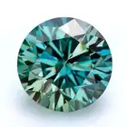 Round Round 5-9mm D Color Round Lab Grown Multicoloured Moissanite Diamond