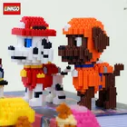 Dog Dog Rescue-Team Micro Building Blocks Kid DIY Assembly For Kid Toy Mini Legoing Set Children's Gift