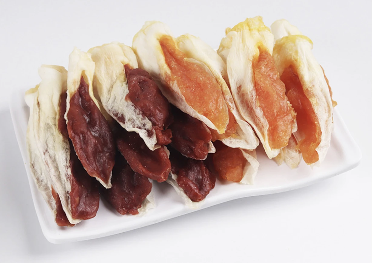 LUSCIOUS Manufacturer-Recommended Palatable Digestible Eco-friendly High Protein Pet Treats for Dogs-Rabbit Ears Wrapped Lamb manufacture
