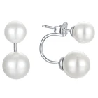 Stud Earrings 925 Sterling Silver Pearl Stud Trendy Earrings