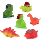 Bath Kids Kids Bath New Design Baby Plastic PVC Light Up Floating Dinosaur Bath Toy Set For Kids