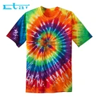 Tie Dye T Shirt Tie Dye Tshirt Wholesale Factory Price Fashion Short Sleeve Tie Dye T Shirt For Men