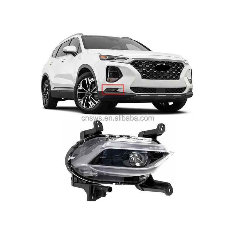 məhsulun orijinal oem bamper duman işığı hyundai santa fe 2019 2020 sel duman əleyhinə işıq bamperi oem 92201 s1100 92202 s1100-33 uyğun gəlir