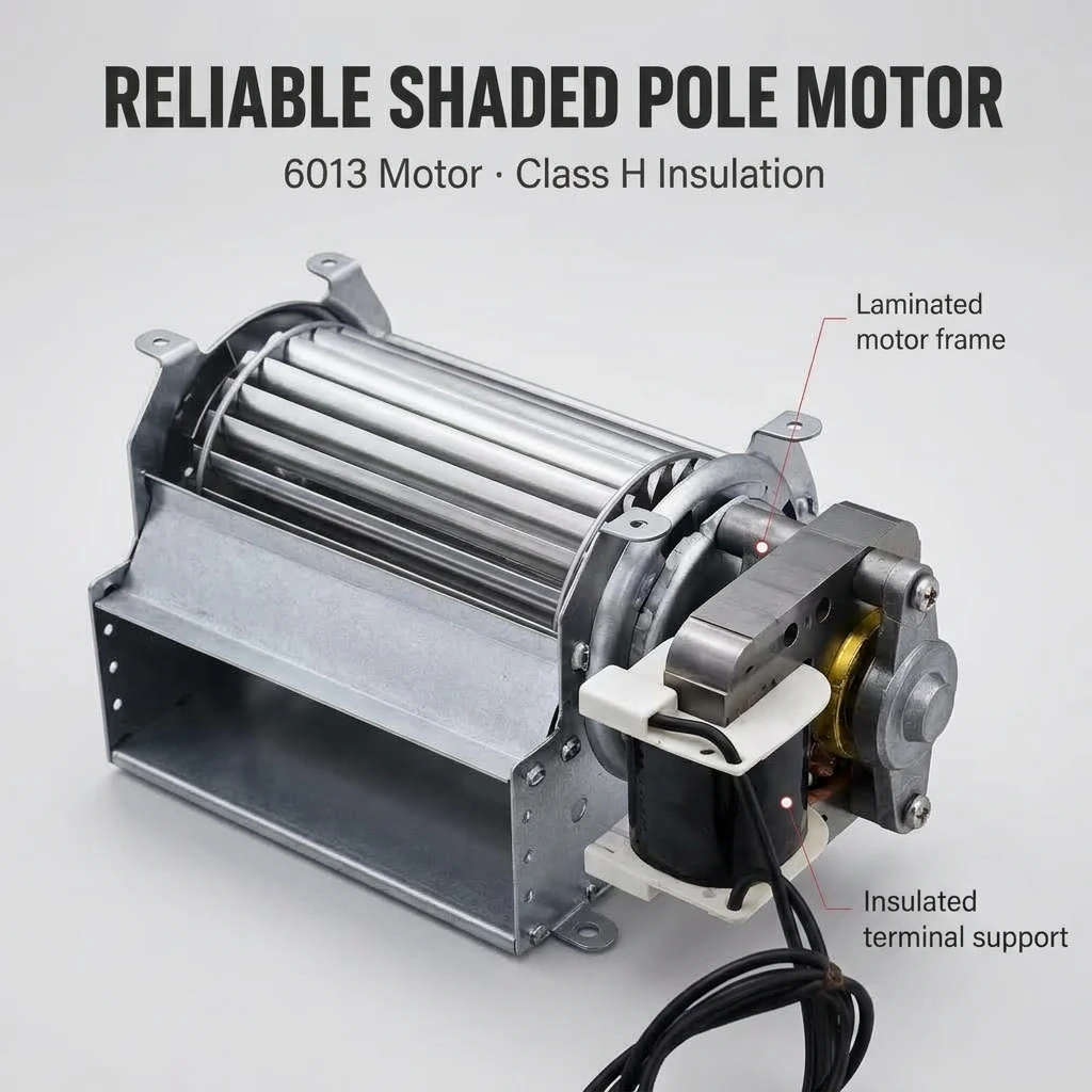 Compact Crossflow Transverse Blower, 120mm, Aluminum - detail 10