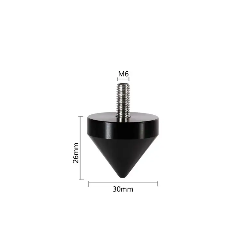 4pcs M6 M8 Speaker Stand Feet Foot Pads Aluminium Alloy Metal Anti