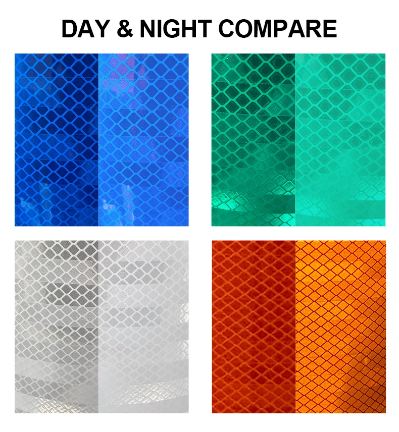 Self Adhesive Roll Retro Reflective Sheet Pmma Pet Material Film