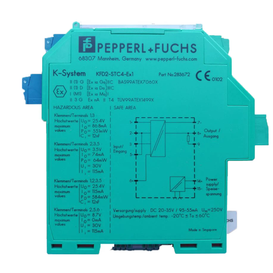 Relayer Switch Signal Relay Module Pepperl+Fuchs  KFD2-STC4-EX1  KFD2-SR2-EX1.W  KFD2-SR2-EX2.W  KFD2-CD-EX1.32  KFD2-UT2-EX1 P+F